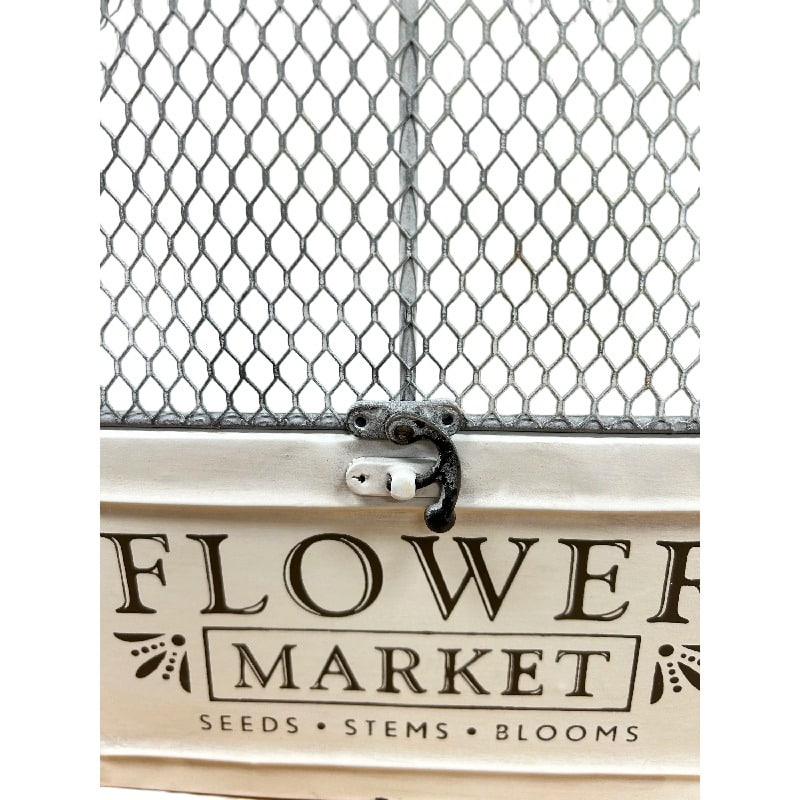 Set/2 Nested ‘Flower Market’ Cloche Cages