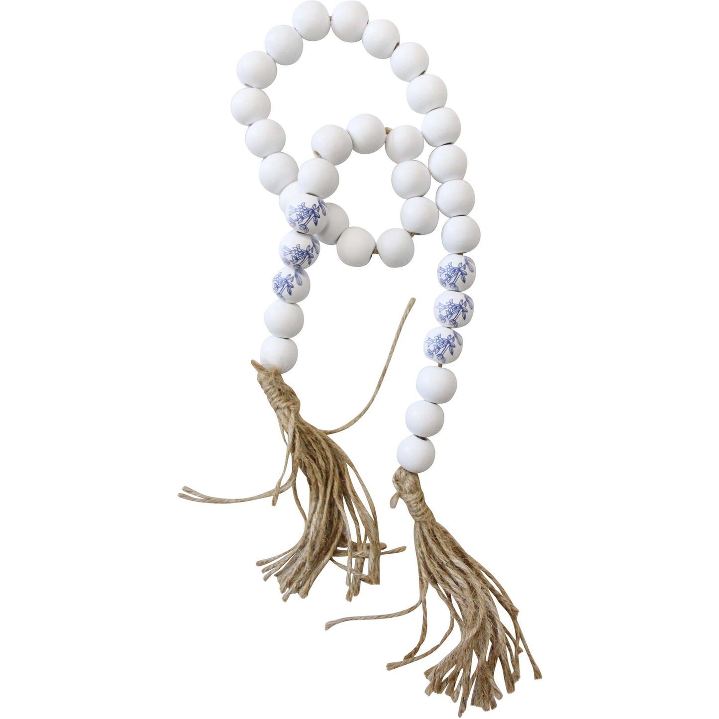 Hamptons Blue Tassel Garland