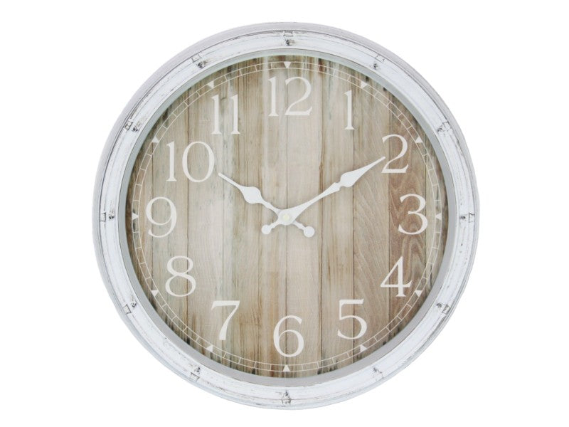 Natural Timber Look Clock