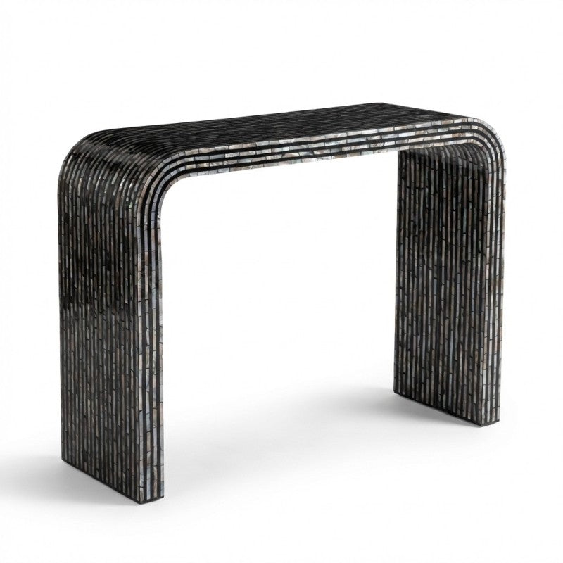 Deep Winter Capiz Inlay Console