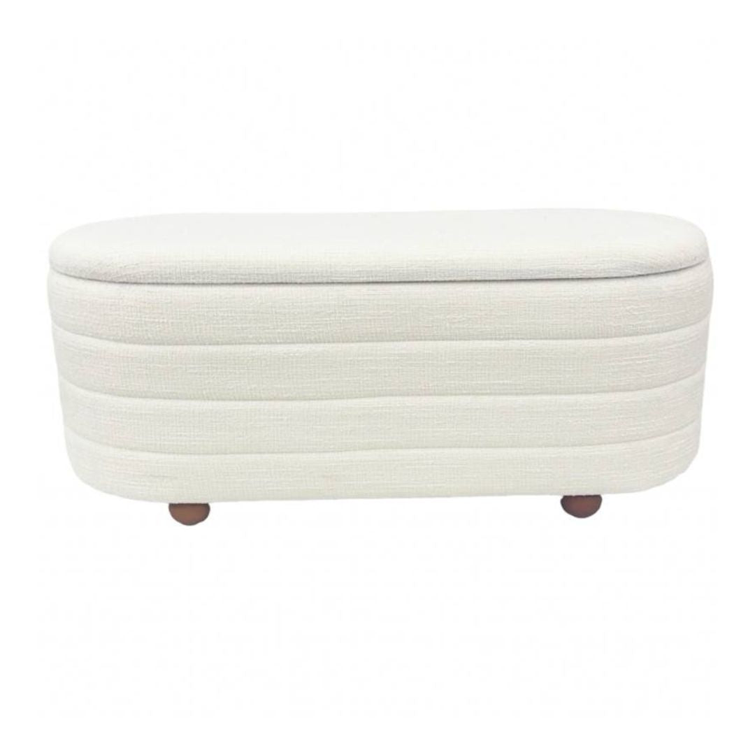 Vida Storage Stool - Cream