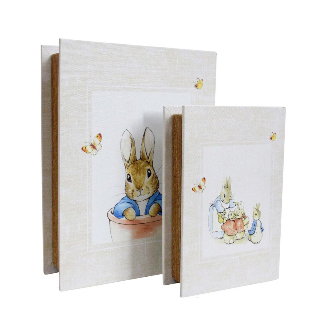 Set Of 2 - The Tales Of Peter Rabbit Book Boxes
