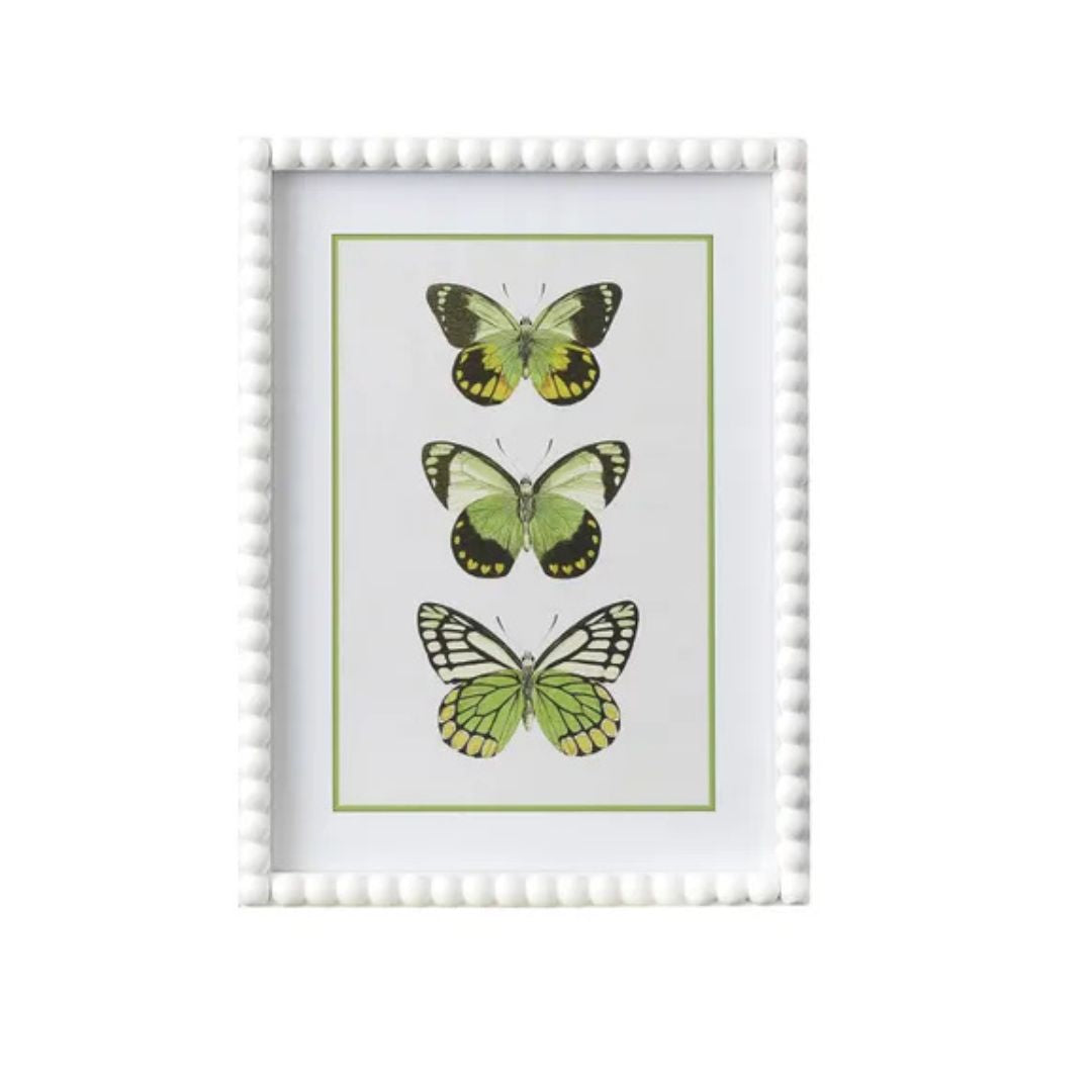 Bellamy Framed Glass Print - Green