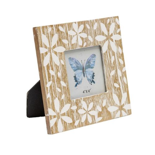 Flowers 4x4 Square Picture Frame