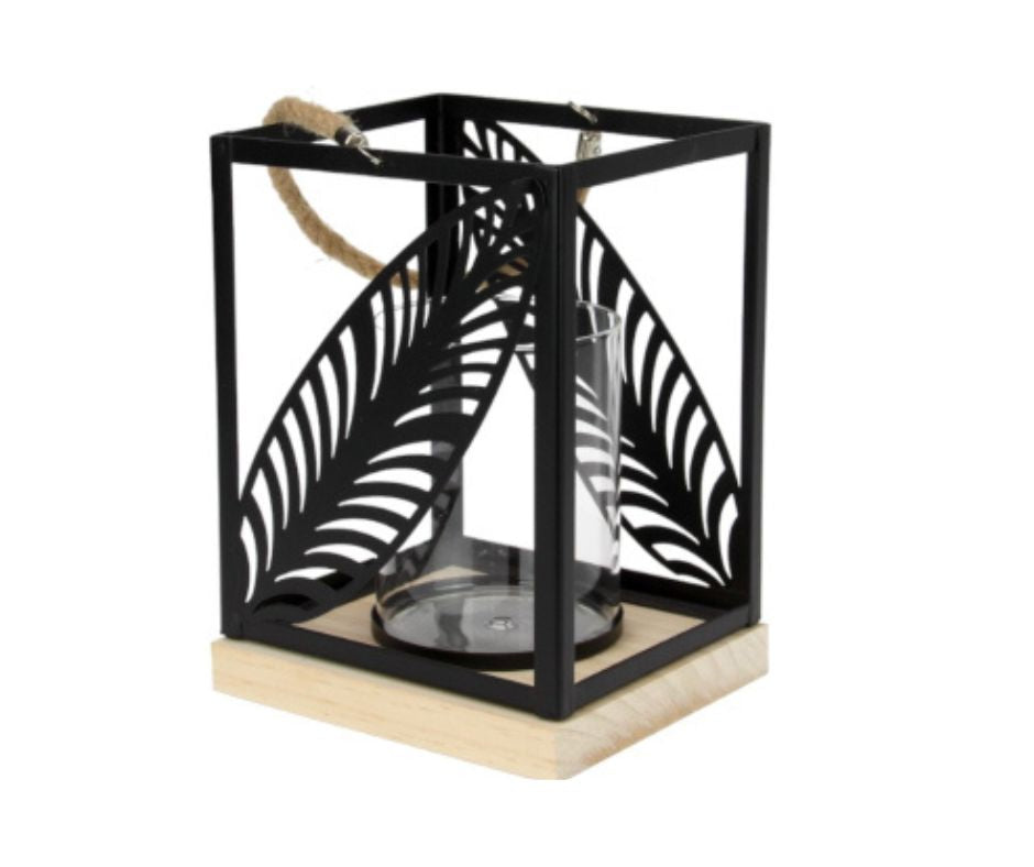 Tropica Noir Metal Lantern - Style 2
