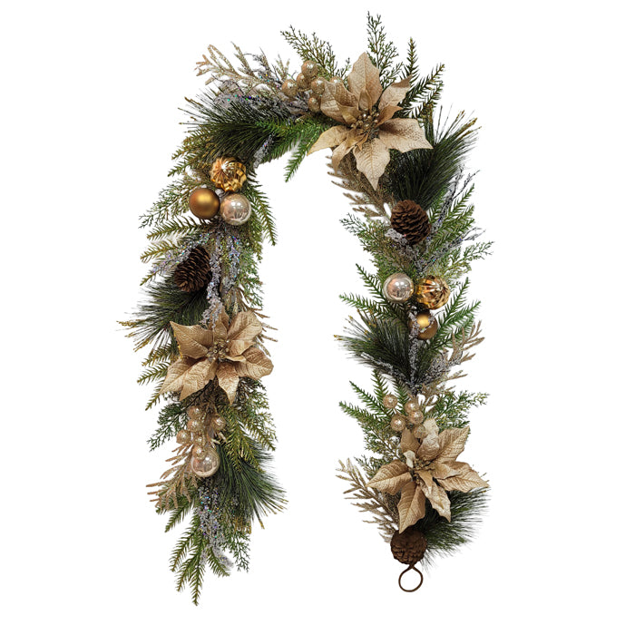 Champagne Gold Garland - 183cm
