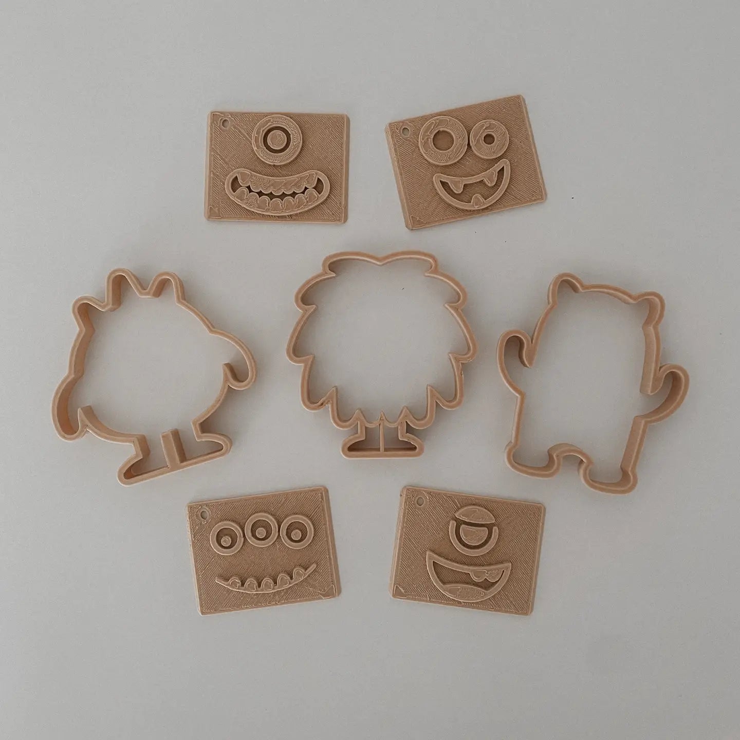 Monster Playdough Eco Stamp Set