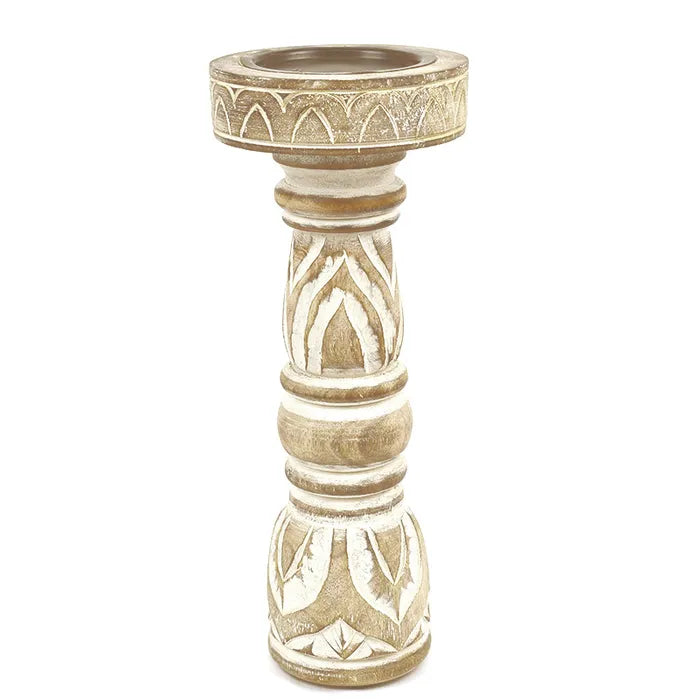 Nyala Handcrafted Wooden Candleholder