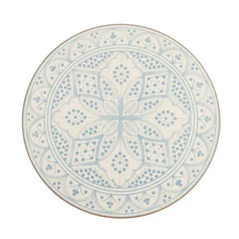 Azure Blue & White Pattern Ceramic Cheese Board