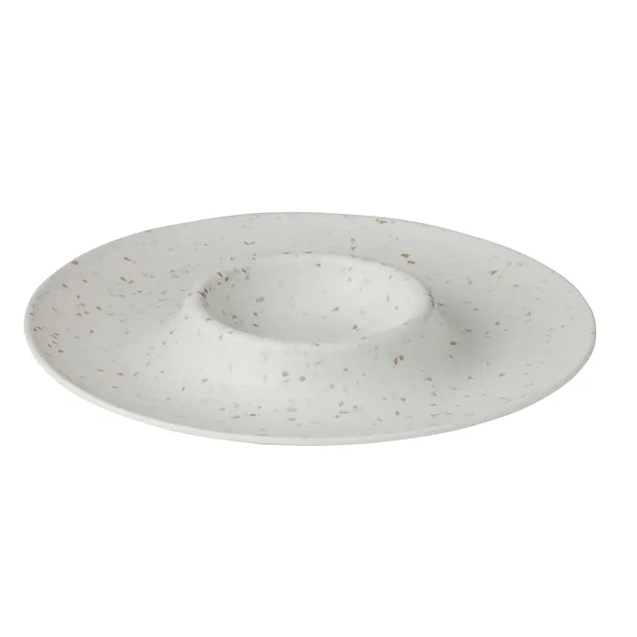 Tidal Terrazzo Melamine Chip & Dip 33cm