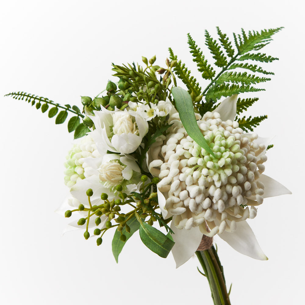Waratah Mix Bouquet - White