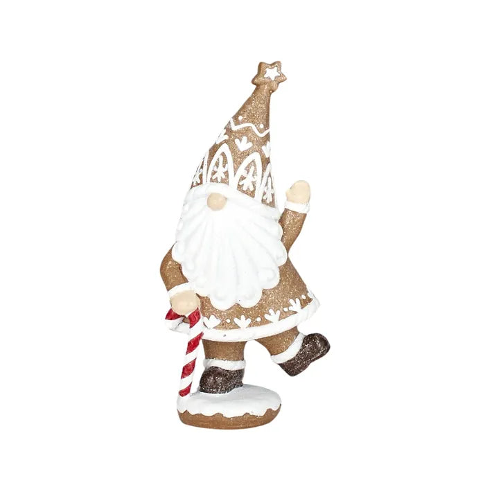 Gingerbread Santa With Cane