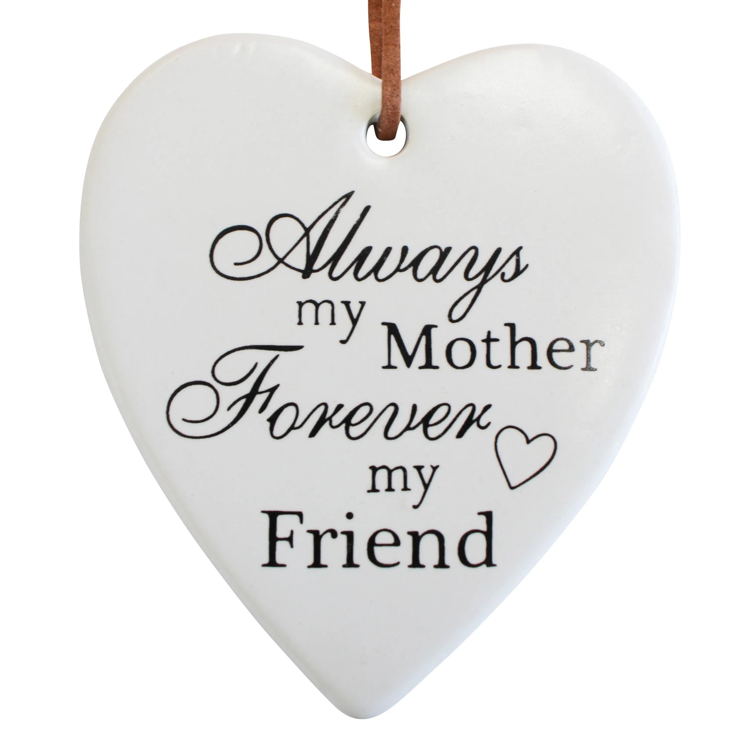 Ceramic Hanging Heart Gift Tag - Mother