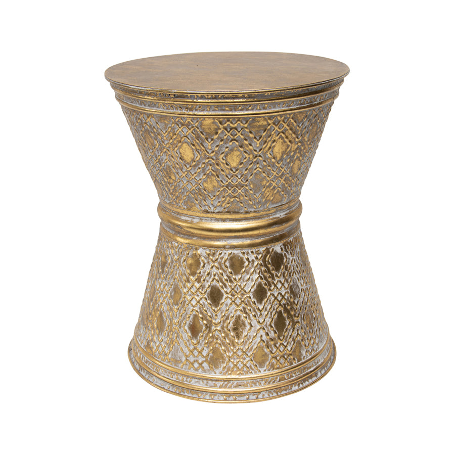 Lustre Pressed Side Table / Stool