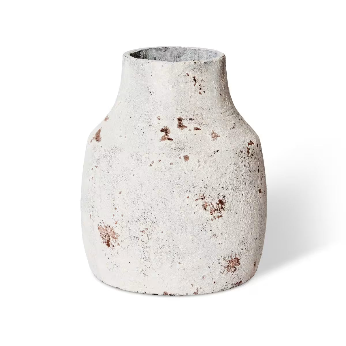 Monroe Large Vase - White/Grey