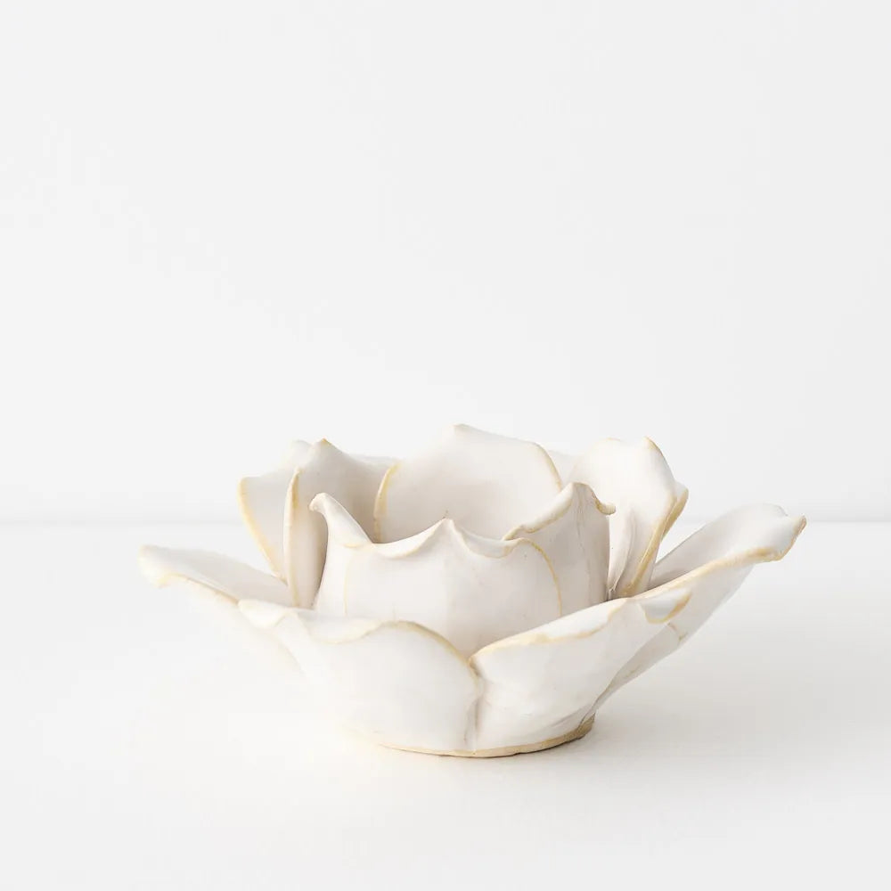 Bloom Candle Holder - White