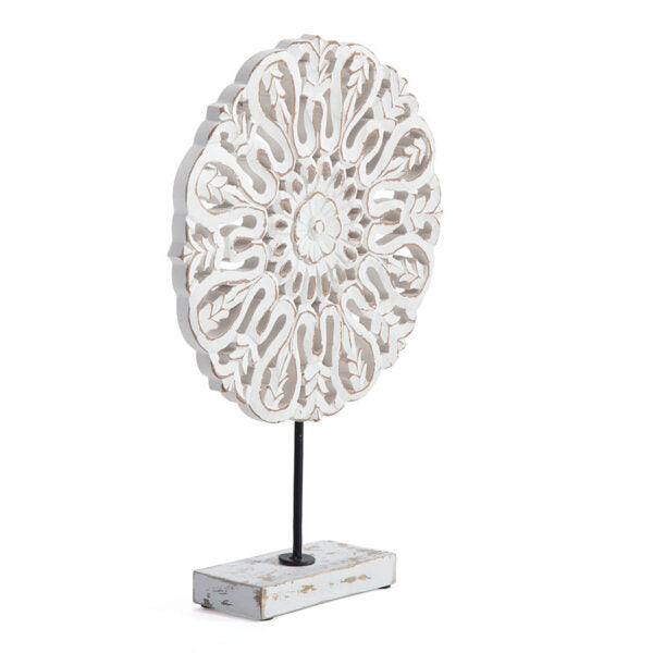Handcrafted Contemporary Mandala Plaque on Base