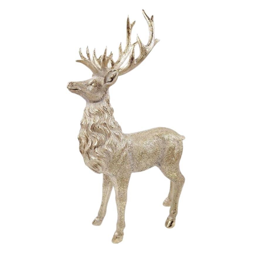 Grand Gold Standing Deer