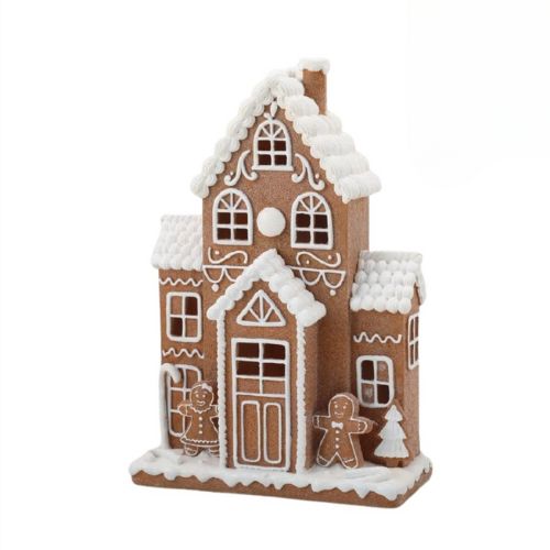 Gingerbread Village Square Light Up House