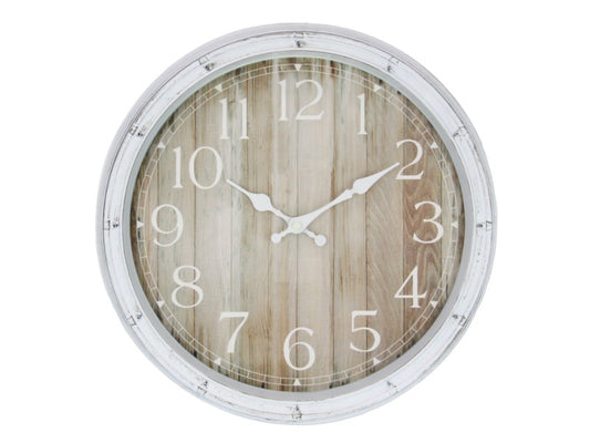 Natural Timber Look Clock