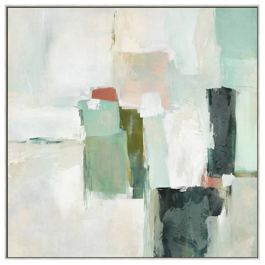 Infinite Soft Green Abstract Art