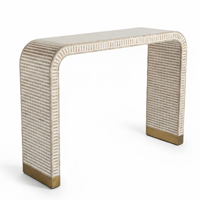 Capiz Pearle' Inlay Console