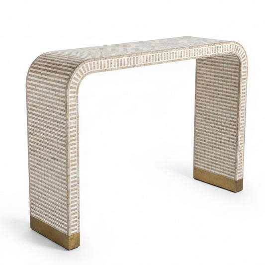 Capiz Pearle' Inlay Console