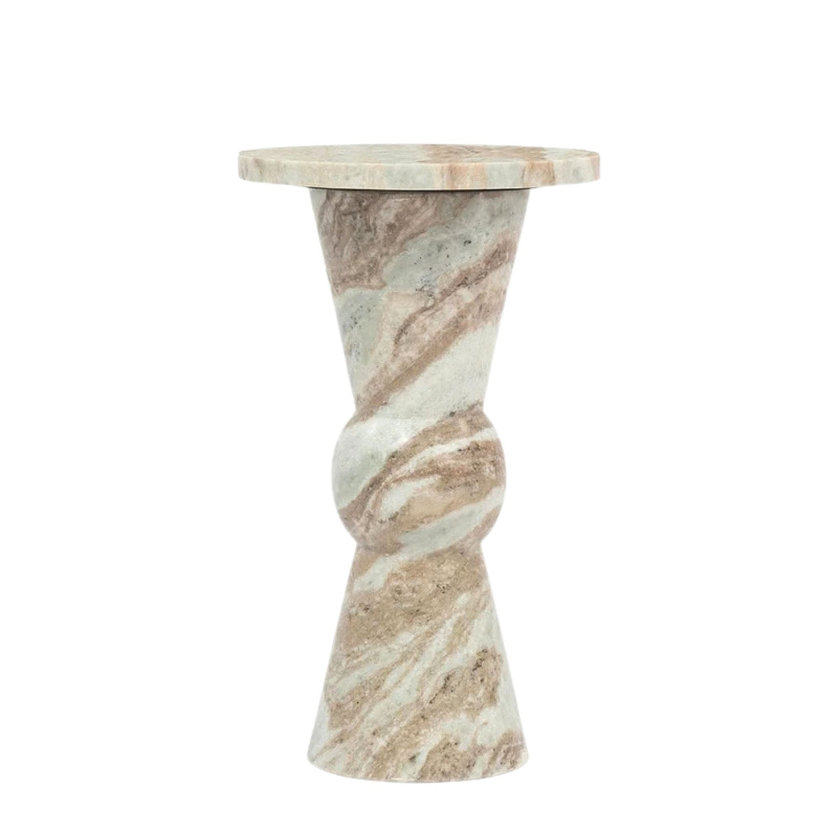 Solid Glacier Marble Side Table