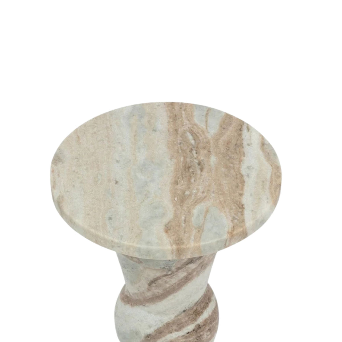 Solid Glacier Marble Side Table