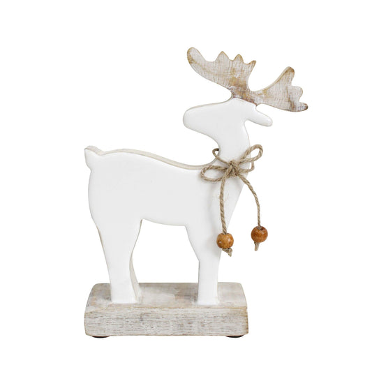 Natural White Natural Standing Reindeer