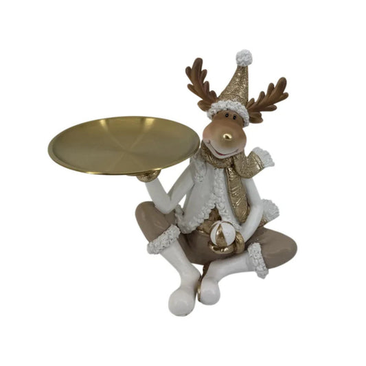 Sitting Deer Tray Display