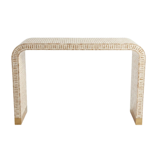 Capiz Pearle' Inlay Console