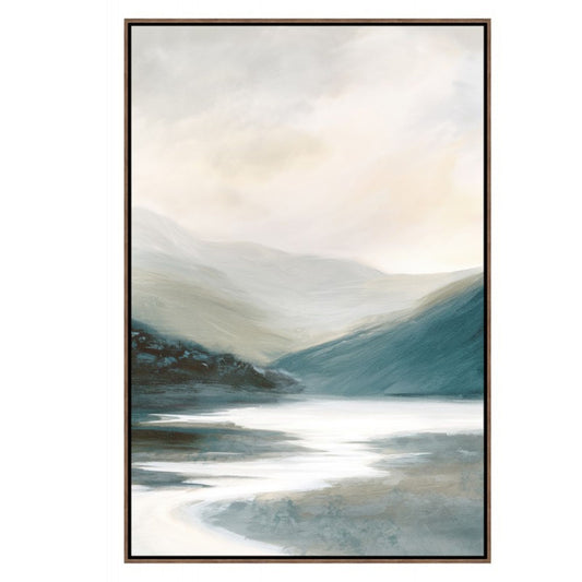 Mountains By The Canal Artwork