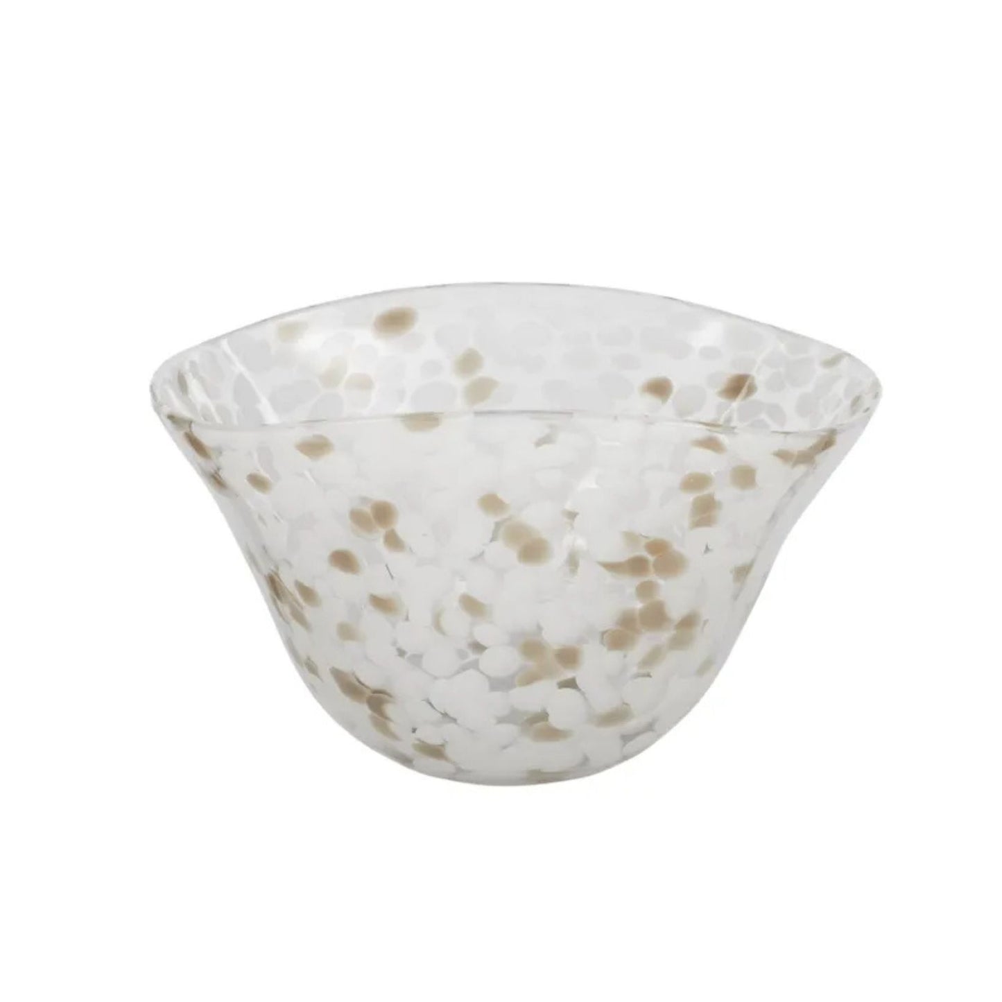 Mottie Glass Bowl Grey/Taupe