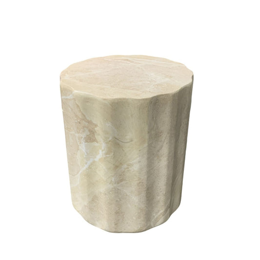 Wide Flute Side Table