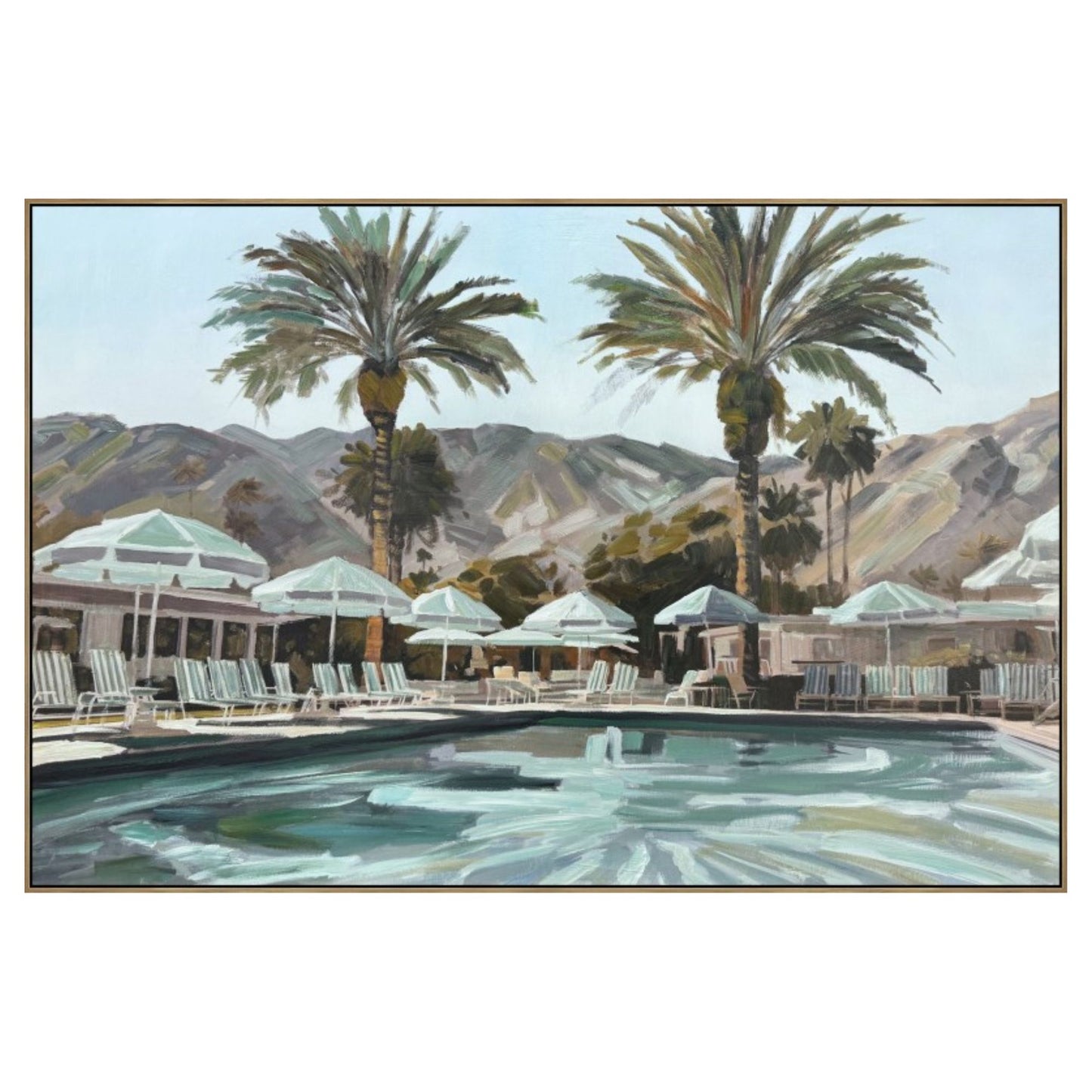 Rhode by the Pool Artwork 120cm