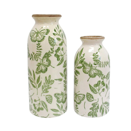Set of 2 Whisper Wing Vases
