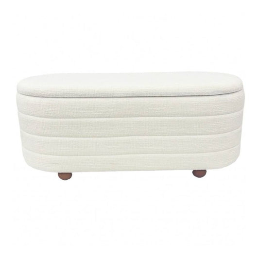 Vida Storage Stool - Cream