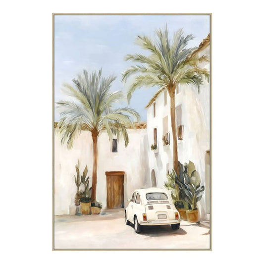 Villa Palmera Textured & Framed Artwork