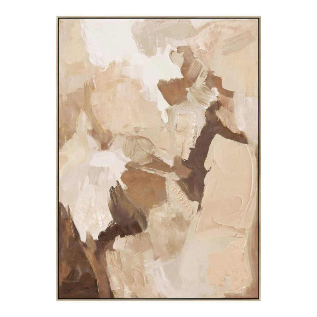 Hushed Earth Abstract Artwork