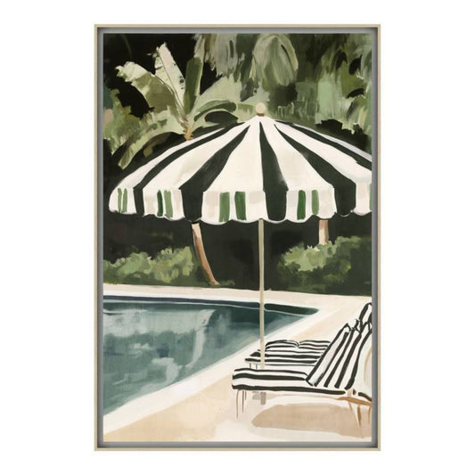 By The Pool Textured Artwork