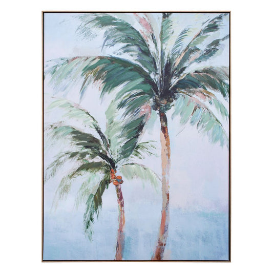 Pastel Palm Pairee Framed Artwork