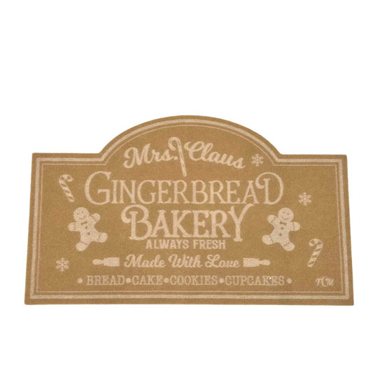 Gingerbread Bakery Door Mat