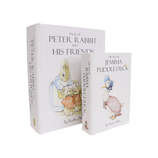 Set Of 2 - Peter Rabbit & Friends Book Boxes
