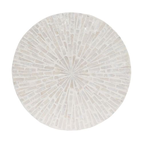 Coral Coast Capiz Inlay Lazy Susan