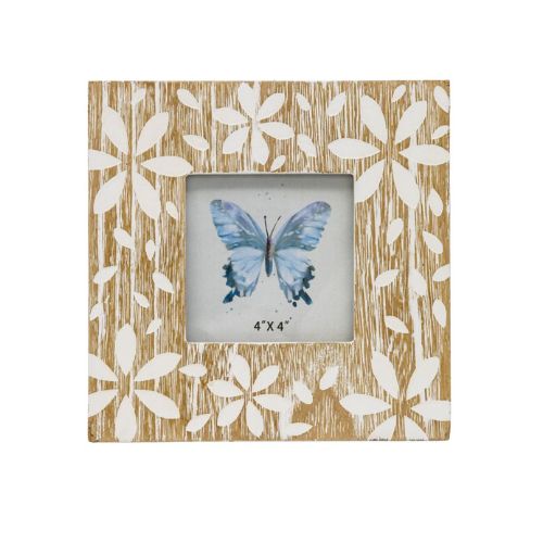 Flowers 4x4 Square Picture Frame