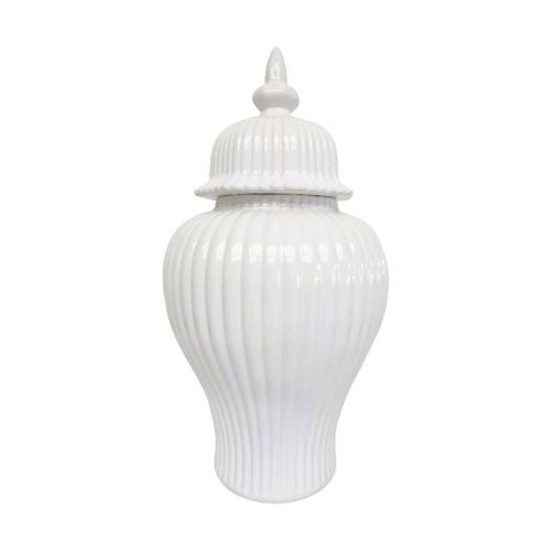 Ribbed Temple Ginger Jar 50cm