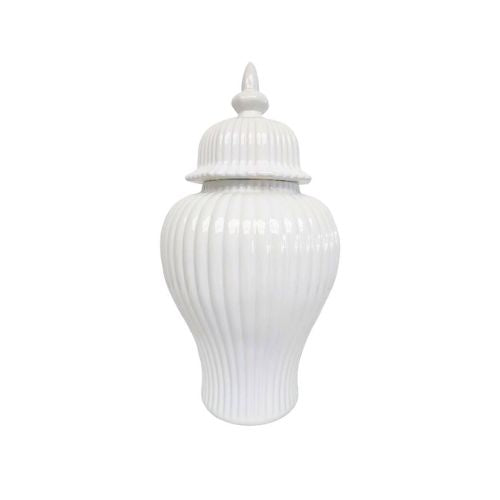Ribbed Temple Ginger Jar 38cm