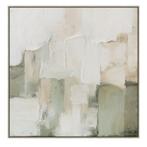 Green Echo Abstract Artwork