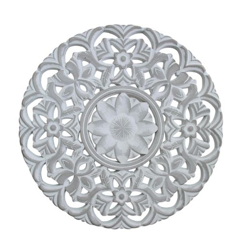 Mandala Wooden Wall Decor - Grey